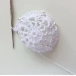 Jak zrobić na szydełku bombka z perełkami- część robotki