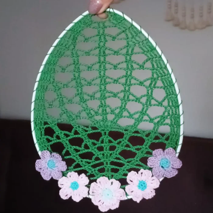 Płaskie Szydełkowe Jajko